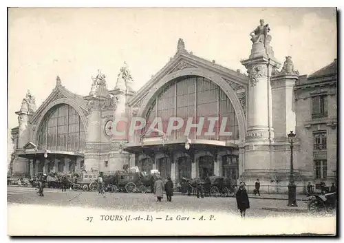 Cartes postales Tours La Gare