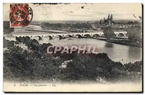 Cartes postales Tours Vue generale