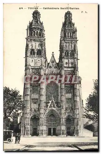 Cartes postales Tours Cathedrale Saint Gatien