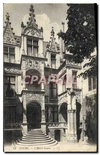 Cartes postales Tours L'Hotel Gouin