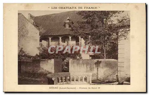Cartes postales Nerac Lot et Garonne Chateau de Henri IV