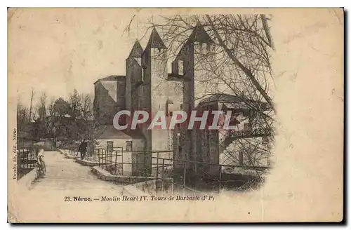 Cartes postales Nerac Moulin Henri IV Tours de Barbaste