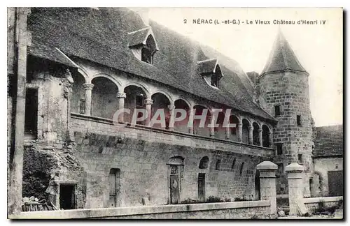Cartes postales Nerac L et G Le Vieux Chateau d'Henri IV