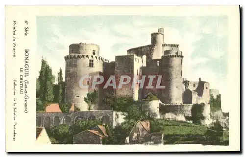 Ansichtskarte AK Bonaguil Lot et Garonne Le Chateau