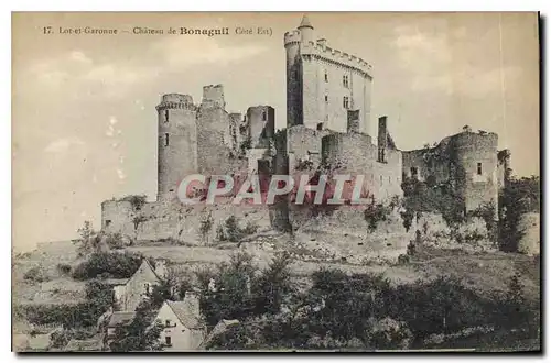 Ansichtskarte AK Lot et Garonne Chateau de Bonaguil Cote Est