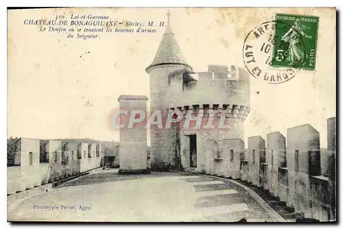 Ansichtskarte AK Lot et Garonne Chateau de Bonaguil