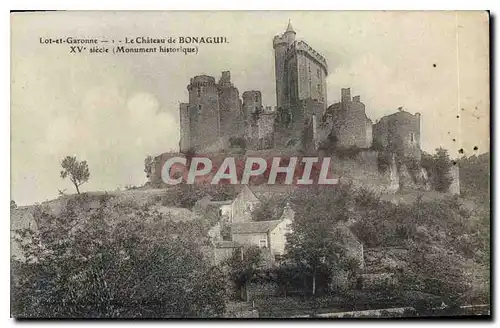 Ansichtskarte AK Lot et Garonne Le Chateau de Bonaguil Monument historique