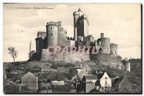 Ansichtskarte AK Lot et Garonne Chateau de Bonaguil