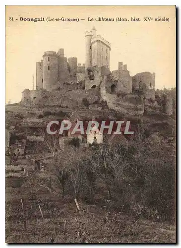 Cartes postales Bonaguil Lot et Garonne Le Chateau