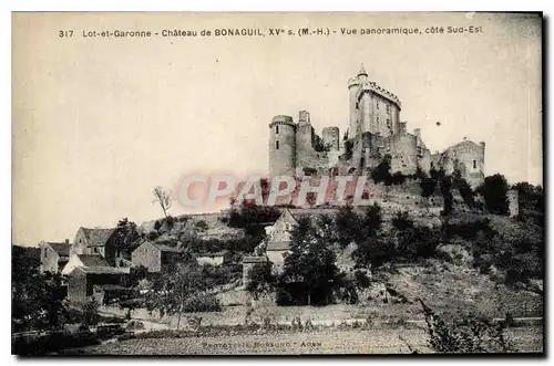 Ansichtskarte AK Lot et Garonne Chateau de Bonaguil Vue panoramique cote Sud Est