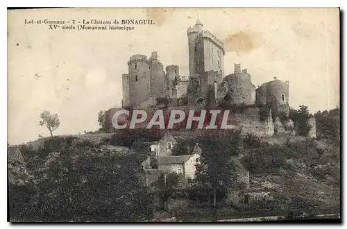 Ansichtskarte AK Lot et Garonne Le Chateau de Bonaguil Monument historique