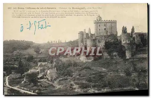 Cartes postales Les Beaux Chateaux du Lot et Garonne Chateau de Bonaguil cote Nord Est