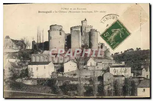 Cartes postales Fumel et ses Environs Bonaguil Le Chateau Monument historique