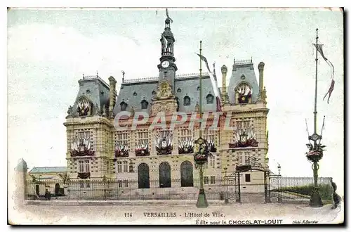 Cartes postales Versailles L'Hotel de Ville