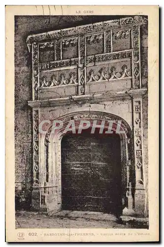 Cartes postales Le Gers Barrotan les Thermes Vieille Porte de l'Eglise
