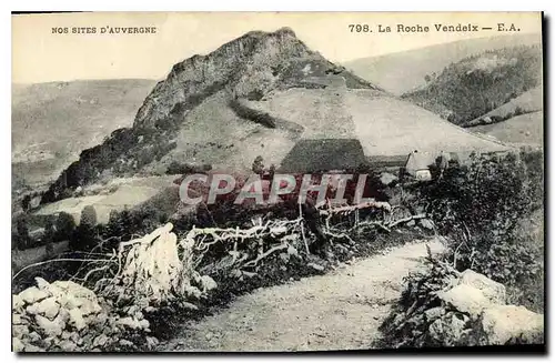 Ansichtskarte AK Nos Sites d'Auvergne La Roche Vendeix