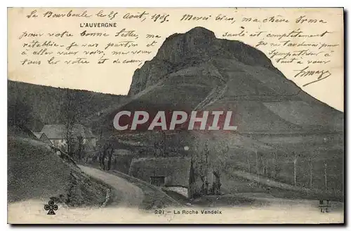 Cartes postales L'Auvergne La Roche Vendeix