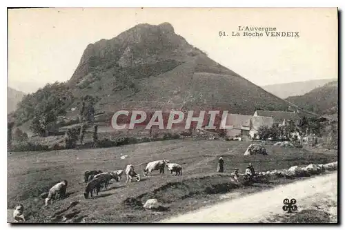 Ansichtskarte AK L'Auvergne La Roche Vendeix