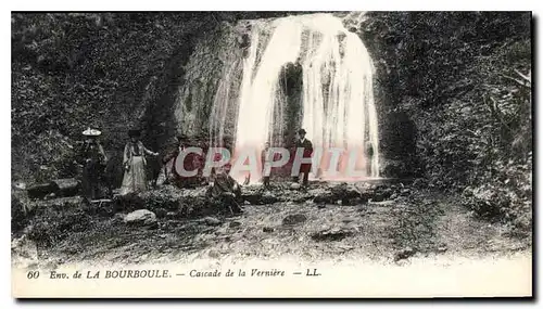 Ansichtskarte AK Env de La Bourboule Cascade de la Verniere