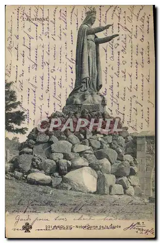 Cartes postales L'Auvergne Volvic Notre Dame de la Garde