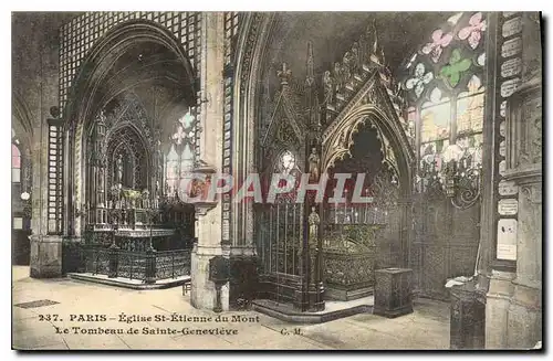 Ansichtskarte AK Paris Eglise St Etienne du Mont Le Tombeau de Saint Genevieve