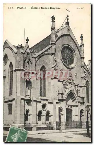 Cartes postales Paris Eglise Saint Eugene