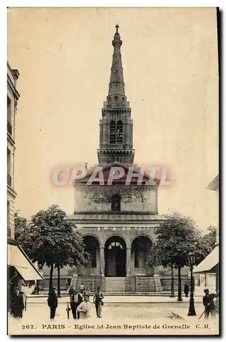 Cartes postales Paris Eglise St Jean Baptiste de Grenelle