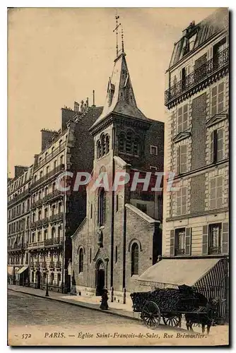 Ansichtskarte AK Paris Eglise Saint Francois de Sales Rue Bremontier