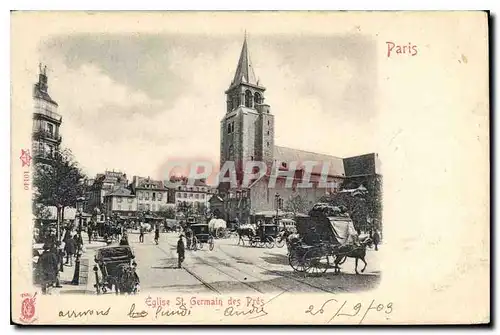 Cartes postales Paris Eglise St Germain des Pres