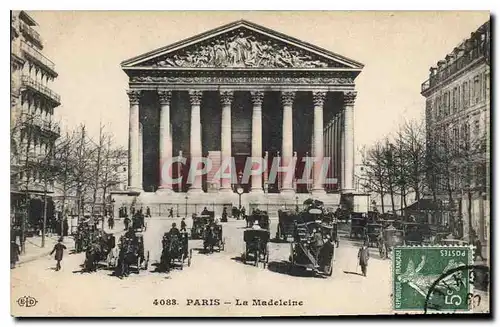 Cartes postales Paris la Madeleine