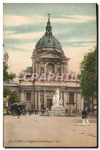 Ansichtskarte AK Paris L'Eglise de la Sorbonne