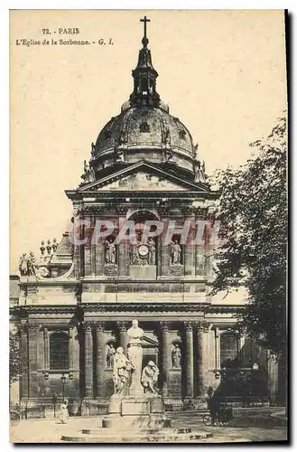 Ansichtskarte AK Paris L'Eglise de la Sorbonne