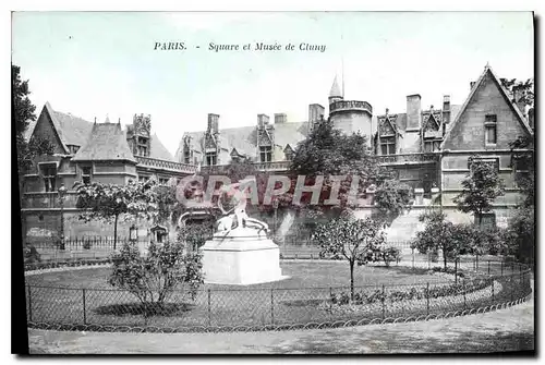 Ansichtskarte AK Paris Square et Musee de Cluny