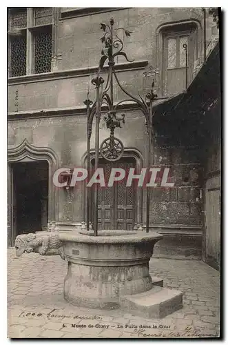 Ansichtskarte AK Musee de Cluny Le Puits dans la Cour