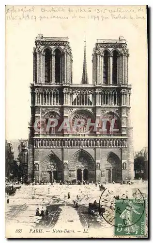 Cartes postales Paris Notre Dame