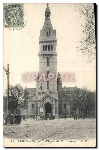 Cartes postales Paris Eglise St Pierre de Montrouge