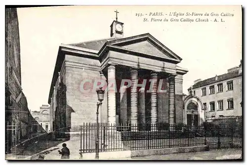 Cartes postales Paris L'Eglise St Pierre du Grois Caillou