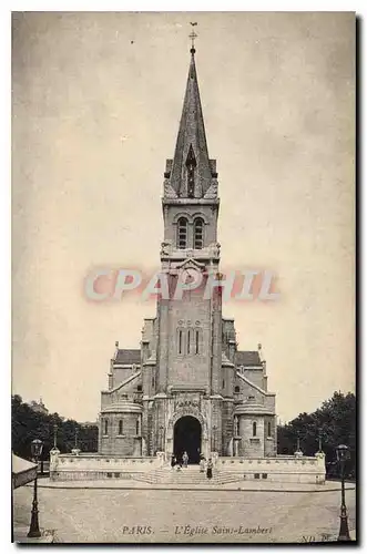 Cartes postales Paris L'Eglise Saint Lambert