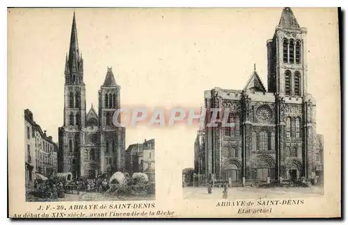 Cartes postales Abbaye de Saint Denis Etat actuel