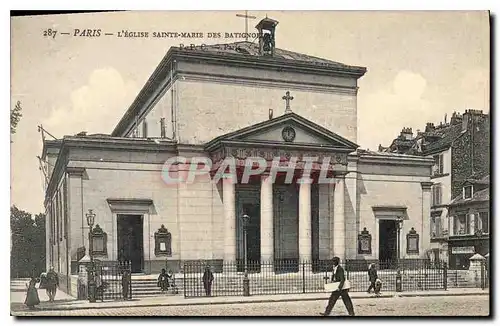 Ansichtskarte AK Paris L'Eglise Sainte Marie des Batignolles