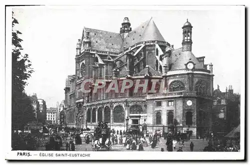 Cartes postales Paris Eglise Saint Eustache