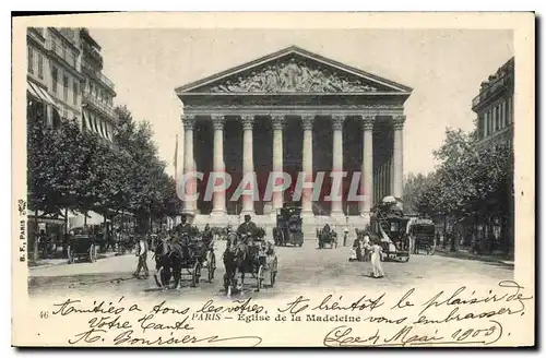 Cartes postales Paris Eglise de la Madeleine