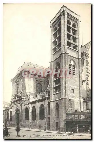 Cartes postales Paris Saint Nicolas du Chardonnat