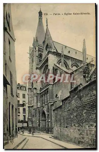 Cartes postales Paris Eglise Saint Severin