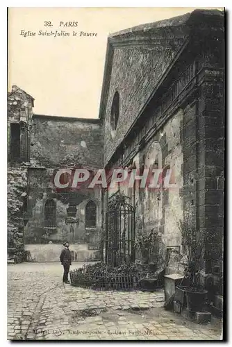 Cartes postales Paris Eglise Saint Julien le Pauvre