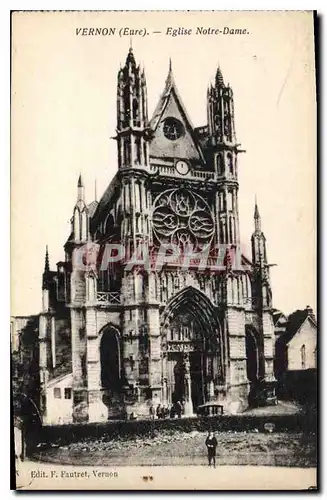Cartes postales Vernon Eure Eglise Notre Dame