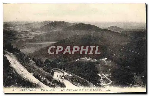 Ansichtskarte AK Auvergne Puy de Dome Les Domes Sud et le Col de Ceyssat