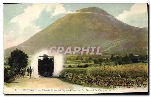 Cartes postales Auvergne Chemin de fer du Puy de Dome Le Train a la Baraque