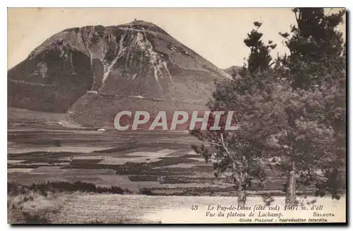 Cartes postales Le Puy de Dome cote sud Vue du plateau de Lachamp