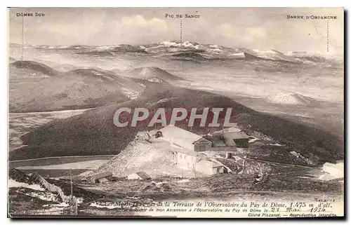 Cartes postales Terrasse de l'Observatoire du Puy de Dome